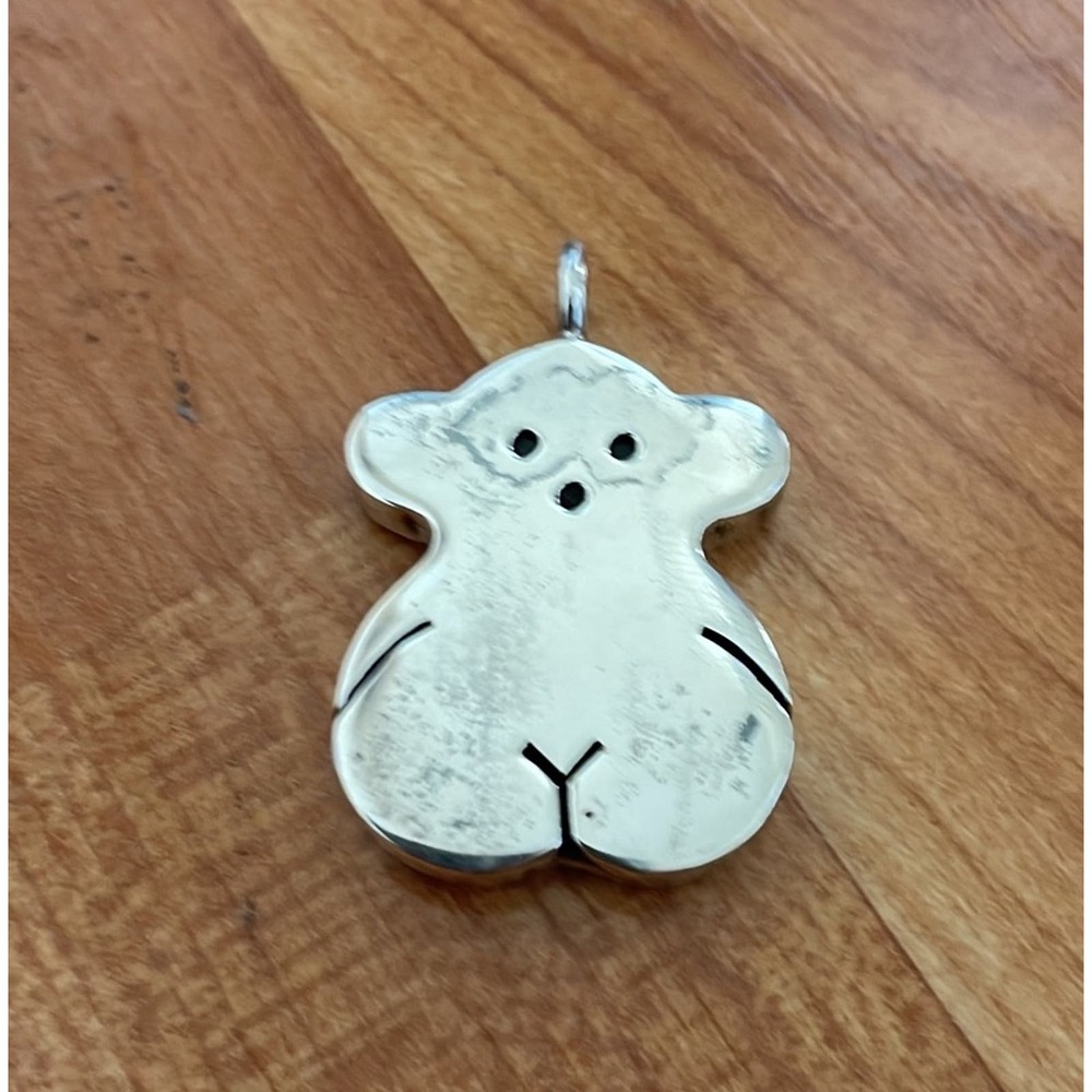 950 Silver‎ Bear Pendant